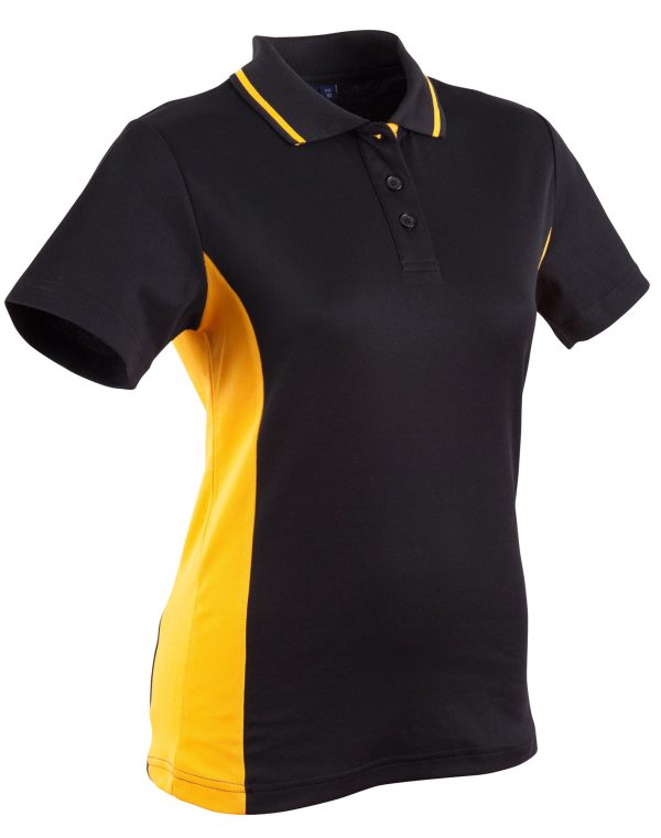 Ladies' TrueDry Contrast S/S Polo - Image 3