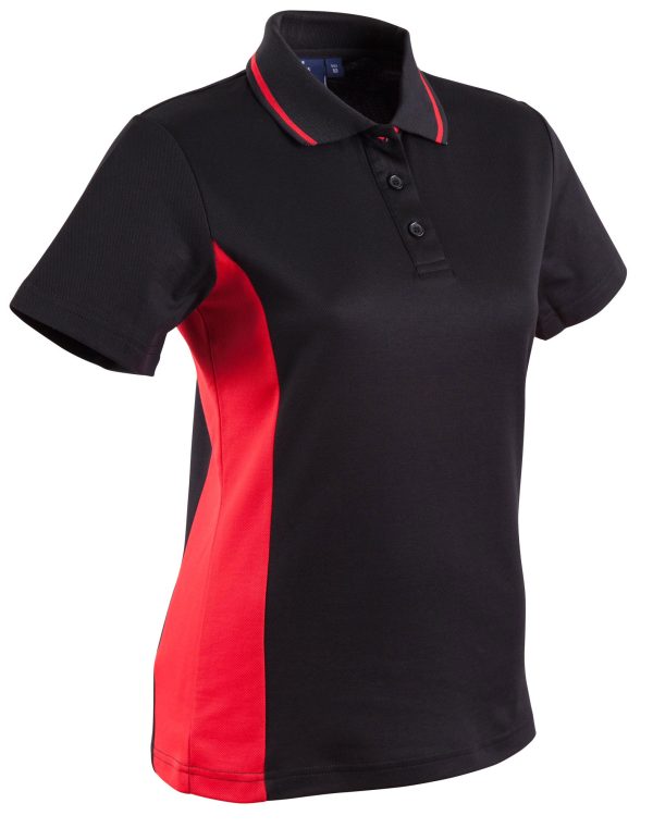 Ladies' TrueDry Contrast S/S Polo - Image 4