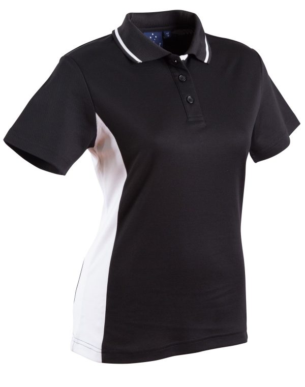 Ladies' TrueDry Contrast S/S Polo - Image 5
