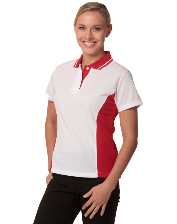 Ladies' TrueDry Contrast S/S Polo - Image 2