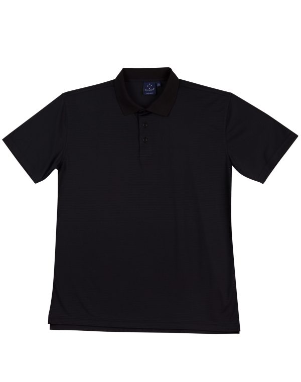 Men's Cooldry Textured Polo - Image 3