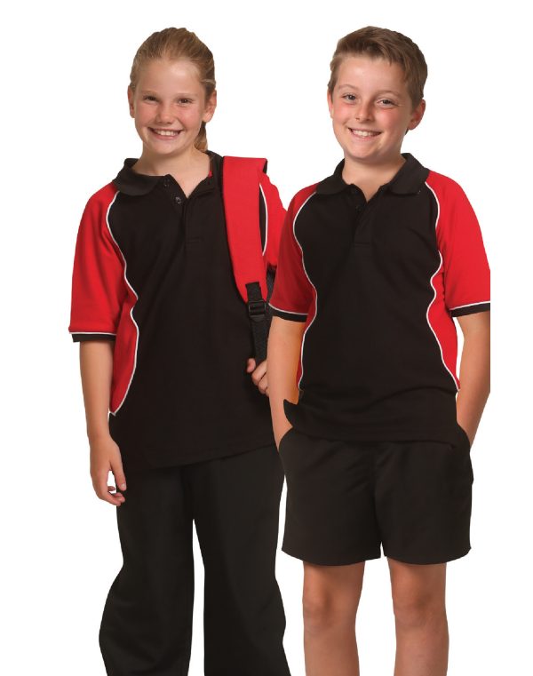 Kids' TrueDry Tri-colour S/S Pique Polo - Image 2