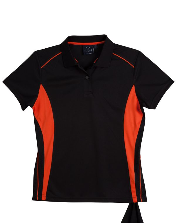 Ladies' Cooldry S/S Contrast Interlock Polo - Image 4