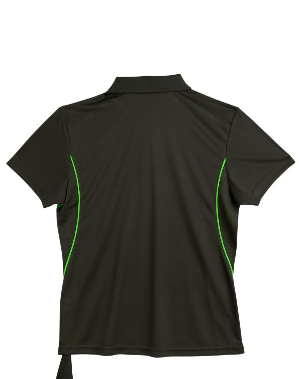 Ladies' Cooldry S/S Contrast Interlock Polo - Image 2