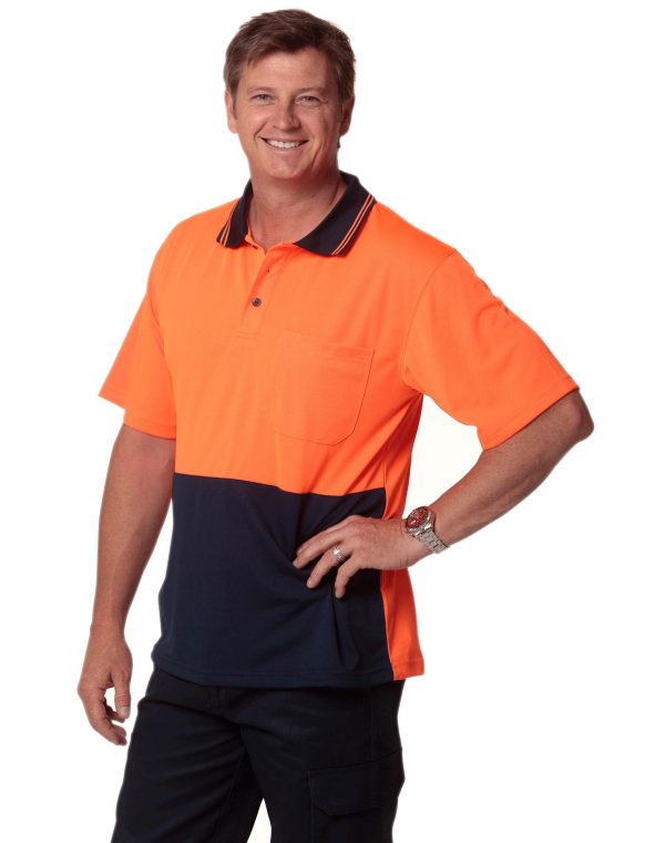 Hi-Vis cooldry safety polo S/S - Image 2