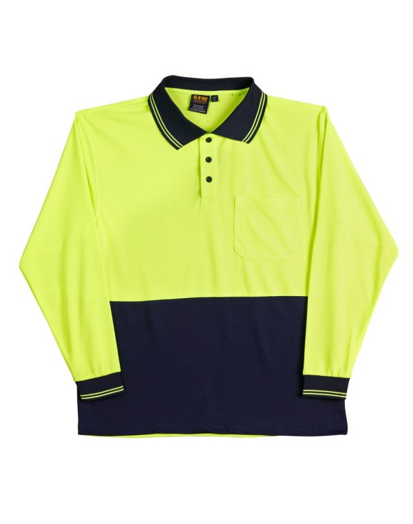 Hi-Vis cooldry safety polo L/S - Image 5