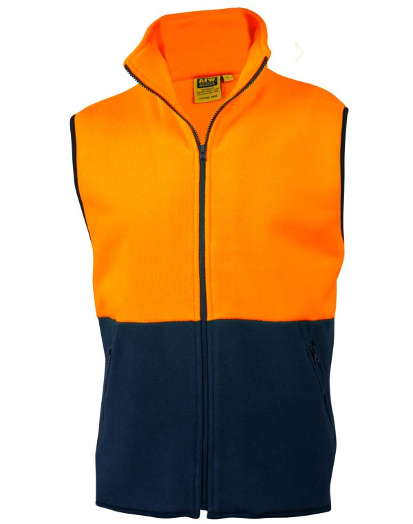 Hi-Vis two tone polar fleecy vest - Image 3