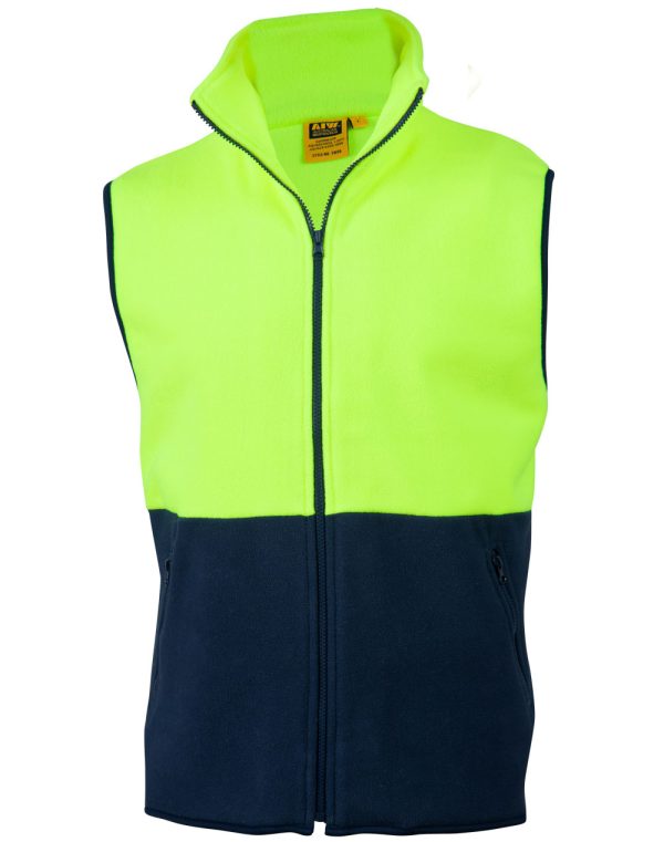 Hi-Vis two tone polar fleecy vest - Image 4