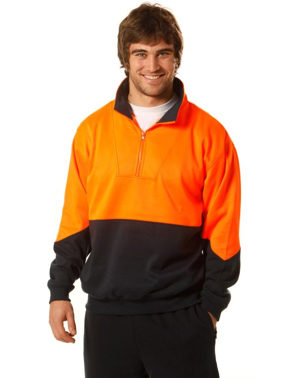 Hi-Vis L/S windcheater collar - Image 2