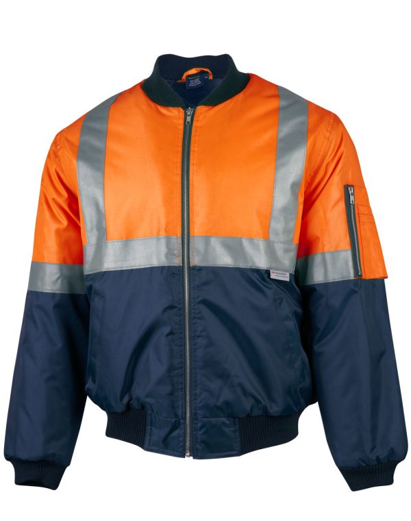 Hi-Vis Two Tone Flying Jacket With 3M Tapes - Image 3