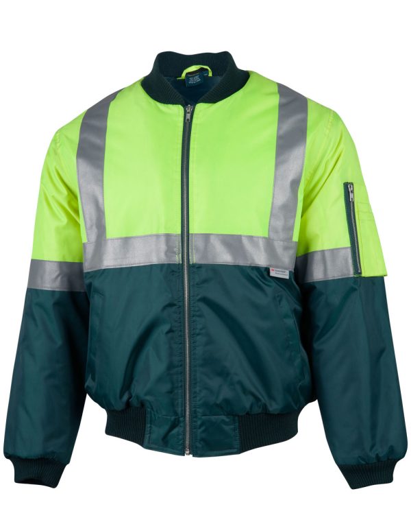 Hi-Vis Two Tone Flying Jacket With 3M Tapes - Image 4