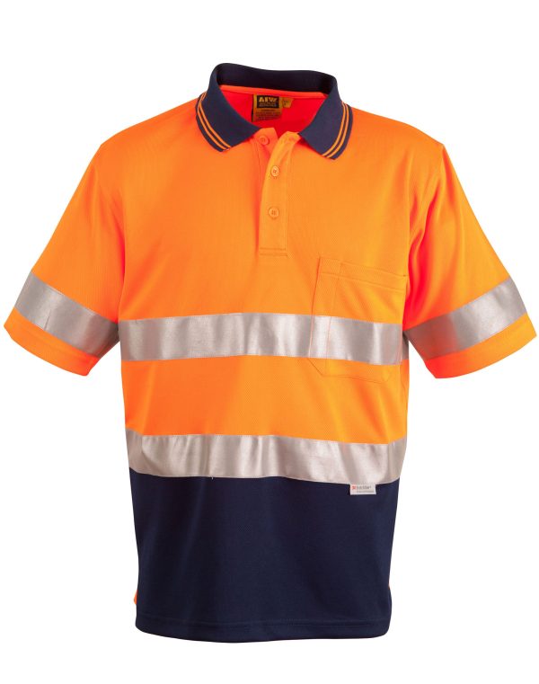 Hi-Vis S/S Safety Polo 3M Tapes - Image 3
