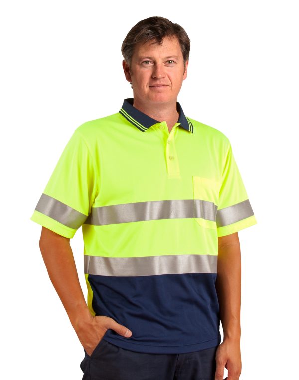 Hi-Vis S/S Safety Polo 3M Tapes - Image 2