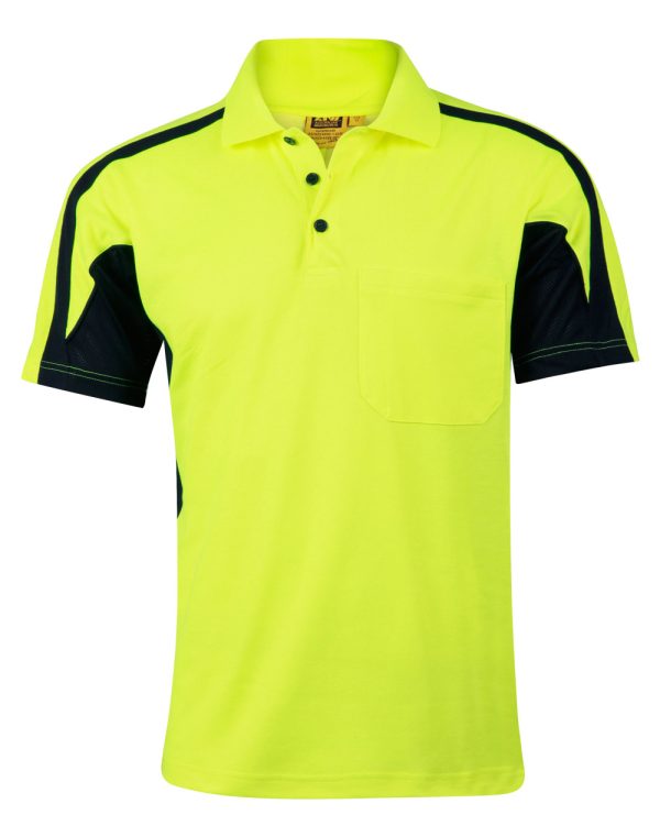 mens truedry S/S safety polo - Image 4