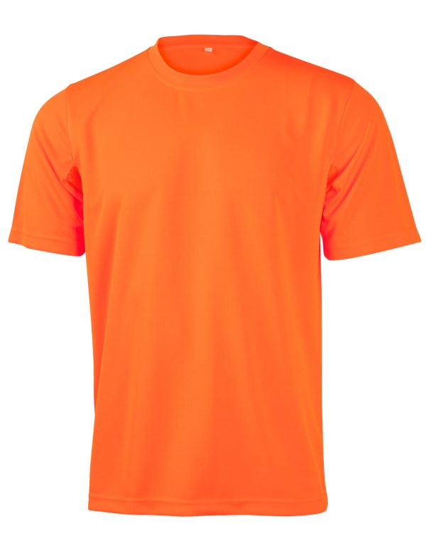 Cooldry Hi-Vis Mini Waffle Safety Tee - Image 3