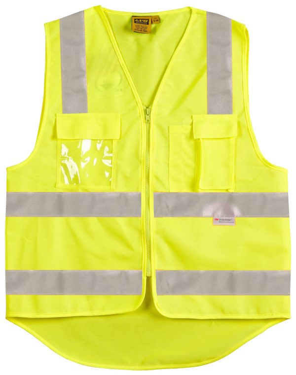 Hi-Vis Safety Vest with ID Pocket & R/F Tapes - Image 4