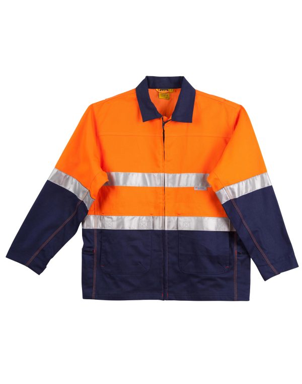 Hi-Vis Two Tone Work Jacket With 3M Tapes - Image 3