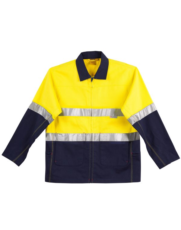 Hi-Vis Two Tone Work Jacket With 3M Tapes - Image 4