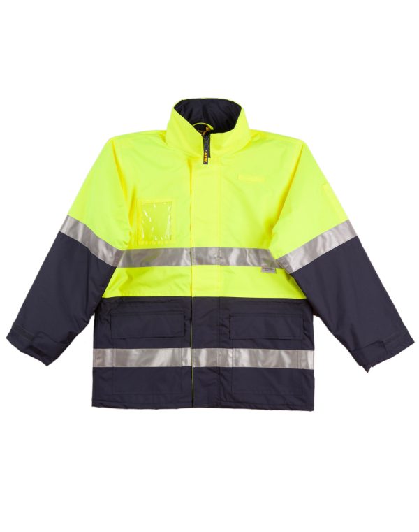 Hi-Vis Long Line Safety Jacket With 3M Tapes - Image 4