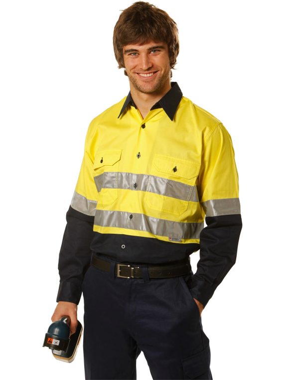 Hi-Vs cotton drill shirt  3M tape - Image 2