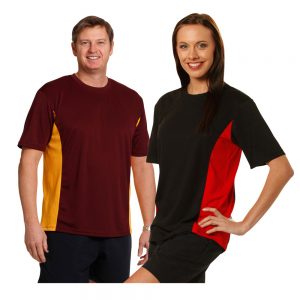 CoolDry short sleeve contrast tee