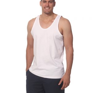 Men's cotton singlet