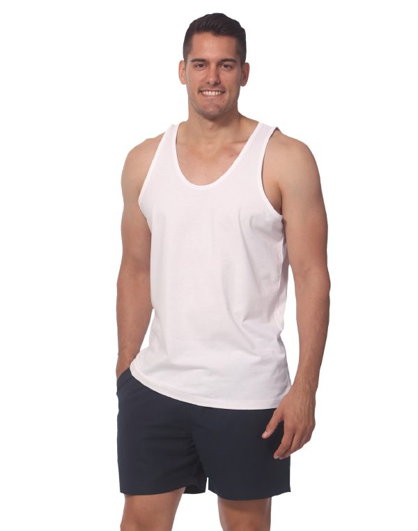 Men's cotton singlet - Image 2