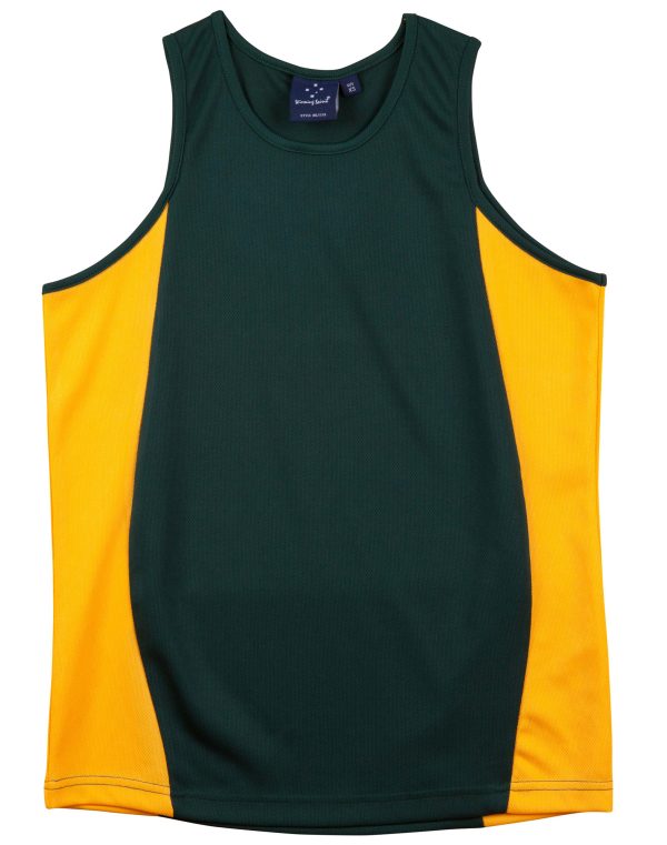 Men's cooldry contrast mesh singlet - Image 6