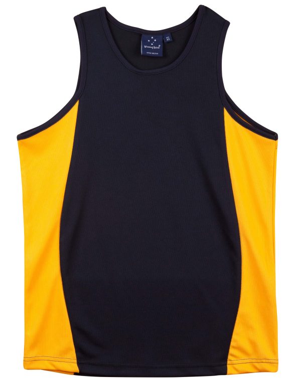Men's cooldry contrast mesh singlet - Image 8