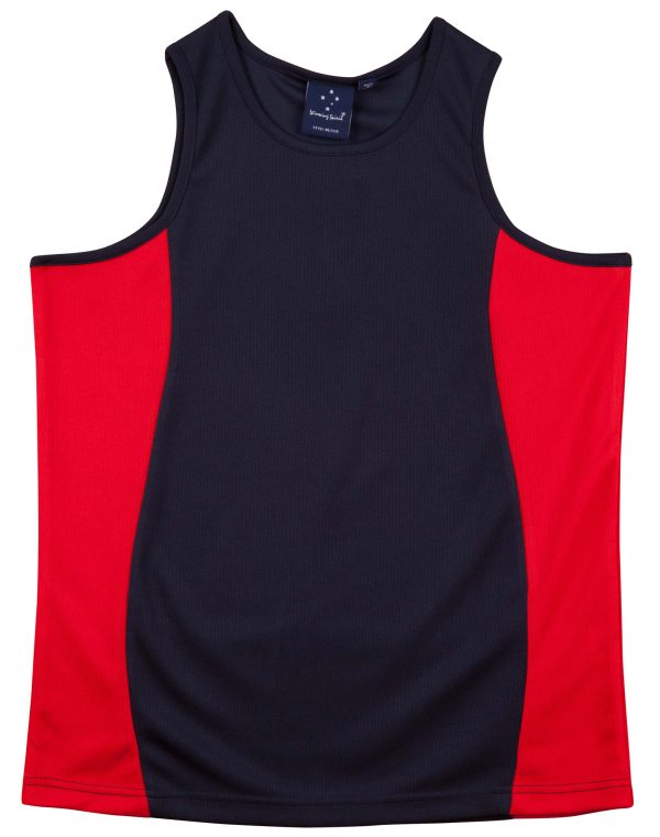 Men's cooldry contrast mesh singlet - Image 9