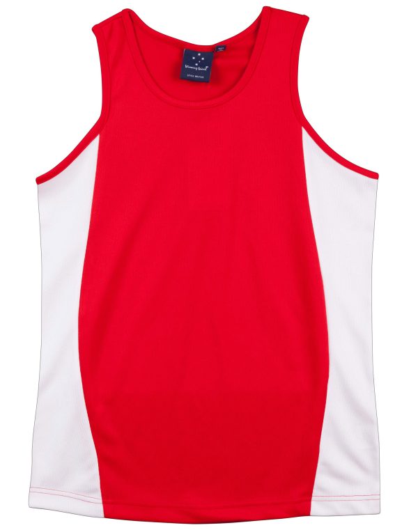 Men's cooldry contrast mesh singlet - Image 11