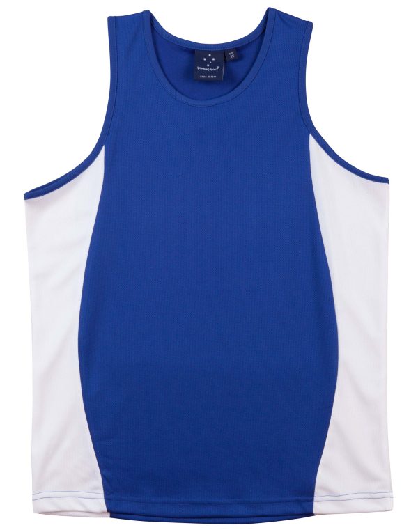Men's cooldry contrast mesh singlet - Image 12