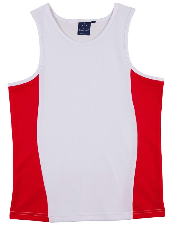 Men's cooldry contrast mesh singlet - Image 15