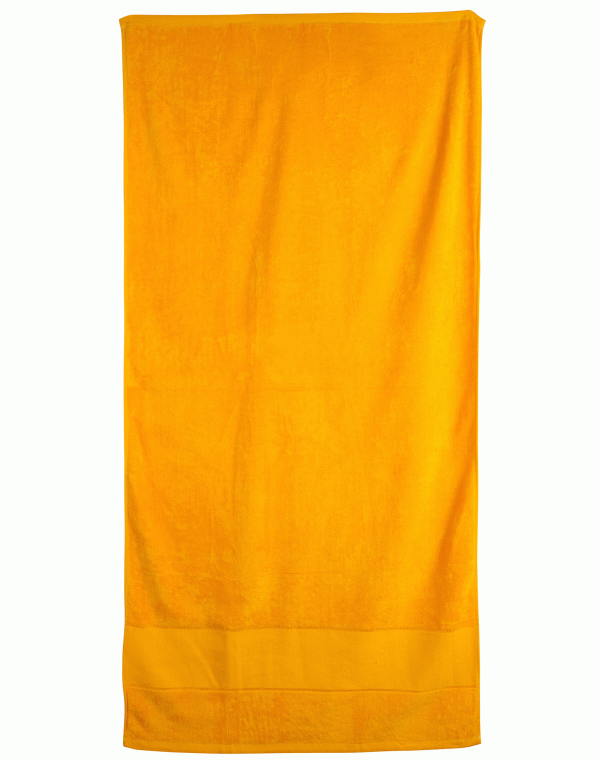 terry velour beach towel 75x150 cm - Image 2