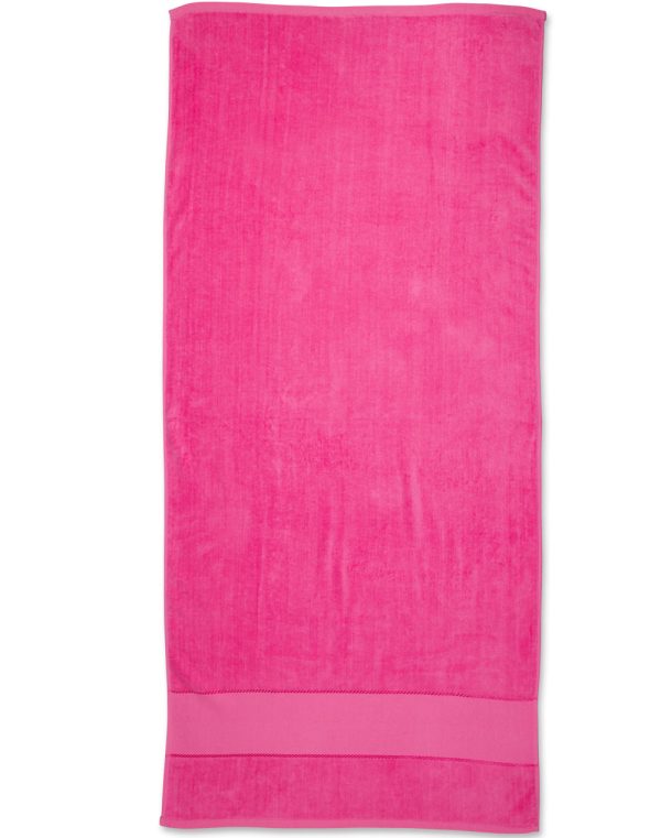 terry velour beach towel 75x150 cm - Image 6