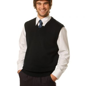 V Neck Wool / Acrylic Knit Vest