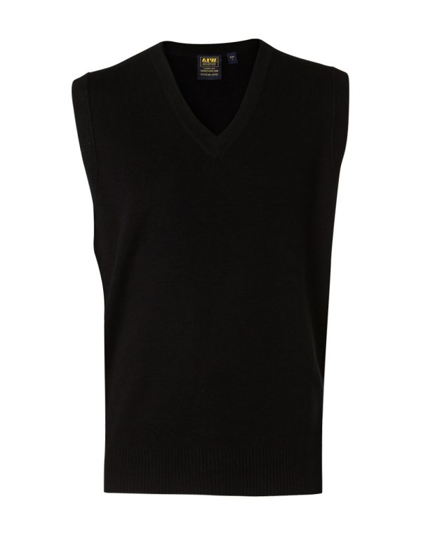 V Neck Wool / Acrylic Knit Vest - Image 5