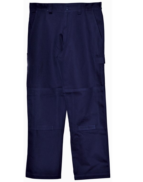 Men's Cotton Drill Pre-shrunk Cargo Pants With Knee Pads - Image 4