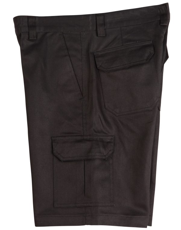 mens hvy cotton pre-shr drill short - Image 3