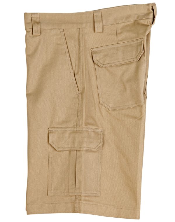 mens hvy cotton pre-shr drill short - Image 4