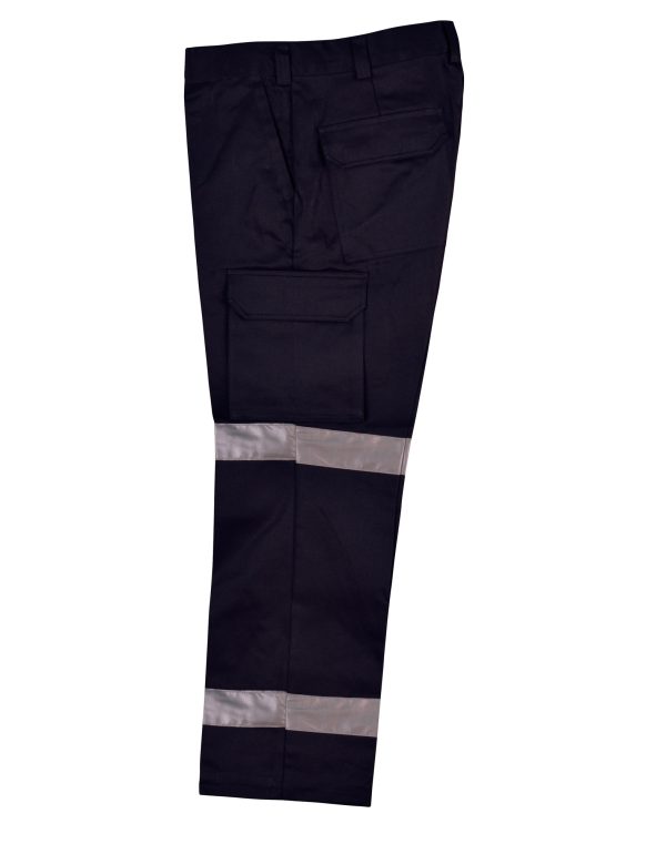 Long fit drill pants with 3M tapes / pocket on leg - Image 3