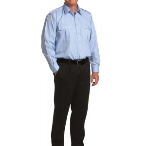 Men's Poly/Viscose Pants with Flexi Waistband