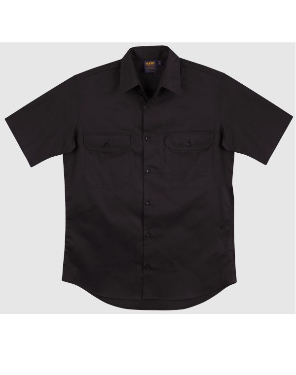 cool-breeze S/S cotton work shirt - Image 3