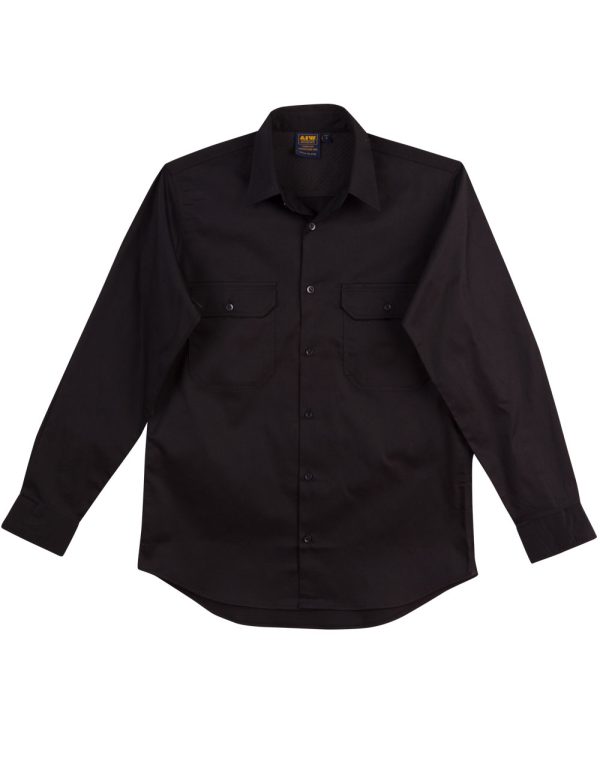 cool-breeze L/S cotton work shirt - Image 3