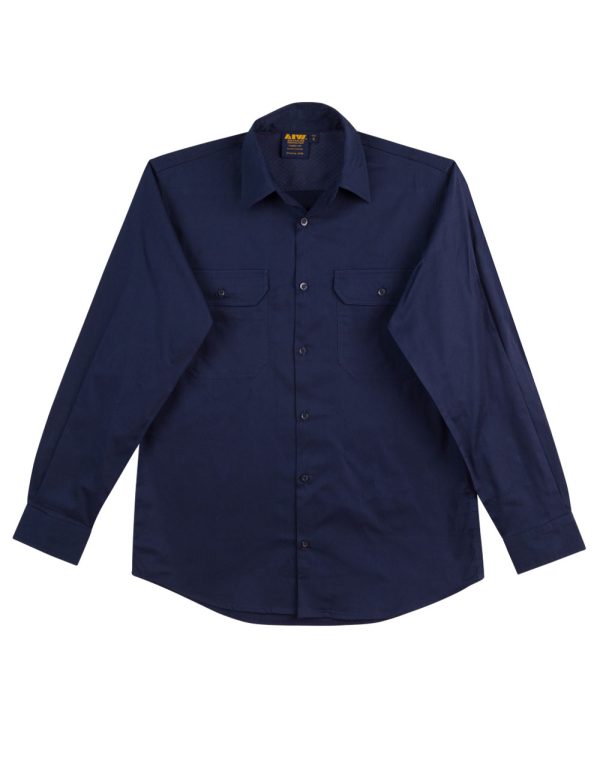 cool-breeze L/S cotton work shirt - Image 4
