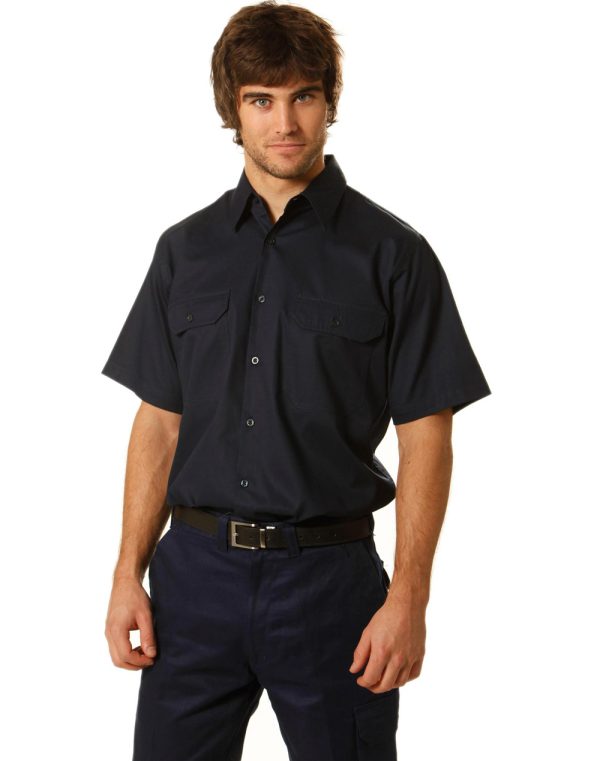 drill shirt pocket pen holder S/S