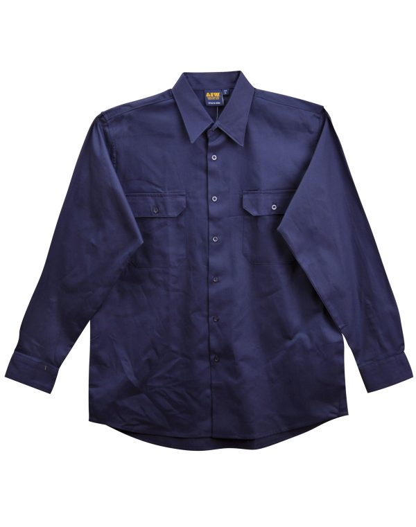drill shirt pocket pen holder L/S - Image 5